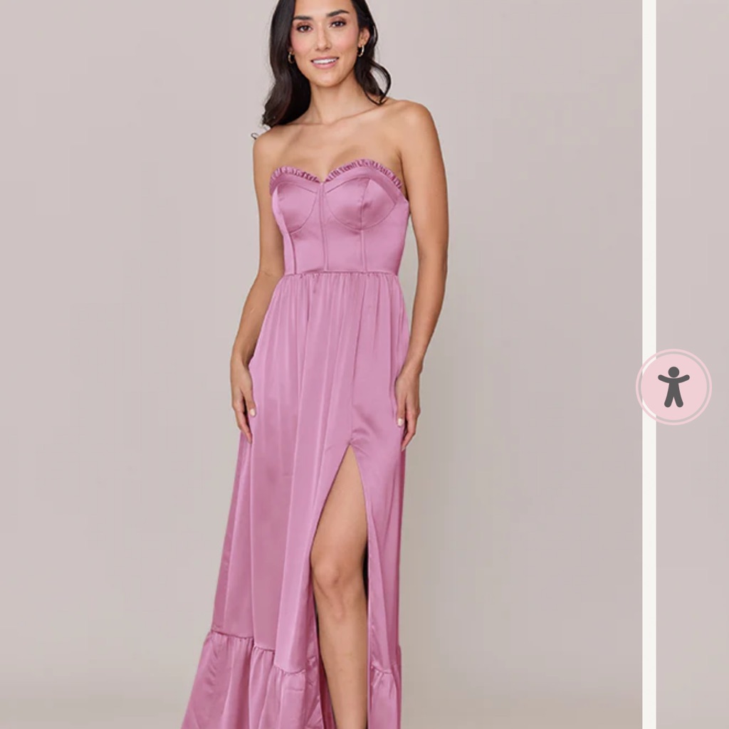 Revelry Valentina Satin Dress